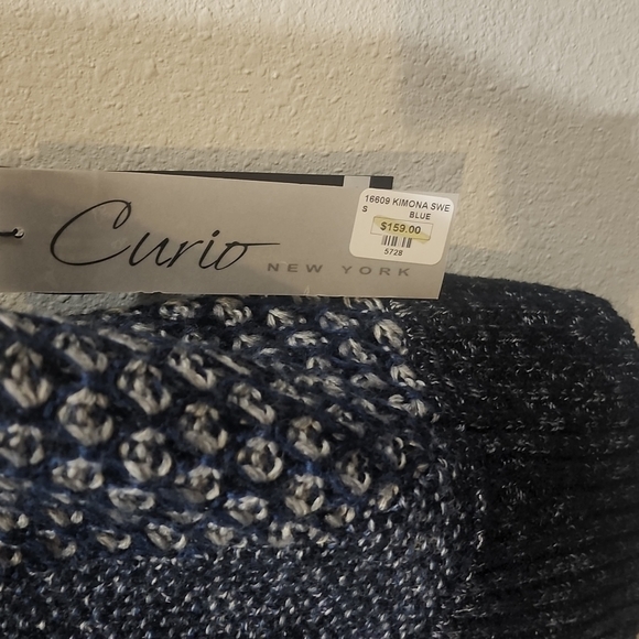 Curio Anthropologie Kimona Sweater Blue - Picture 4 of 5